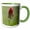 Green/White, variant on 3drose, Crimson or Italian Flora Clover, Mississippi - Us25 Rsp0000 - Rob Sheppard, 11oz Two-tone Red Mug