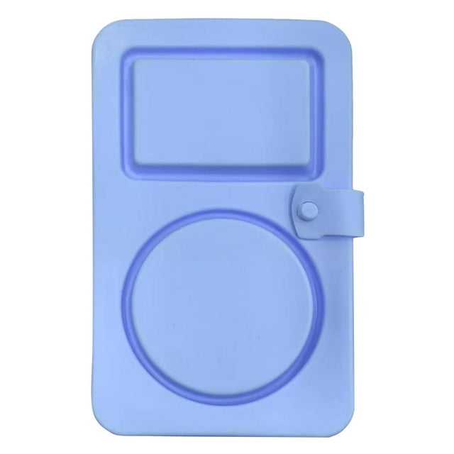 Silicone Reusable Snack Containers With Lids Double Compartment Snackle Box Containers Dressing Seasoning Container Small Mini Snack Boxs For Travel Pi