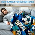 thumbnail image 4 of Manta de fútbol LARIAU, 127 x 152 cm, suave para niños, 4 of 7