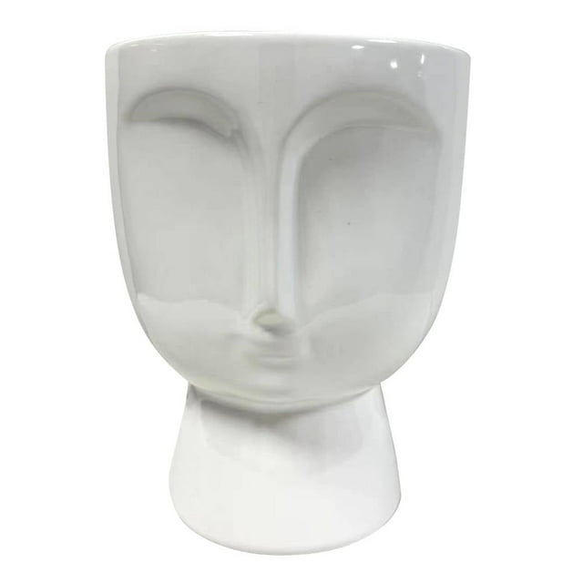 Maceta Mainstays Maceta de Cerámica Blanco