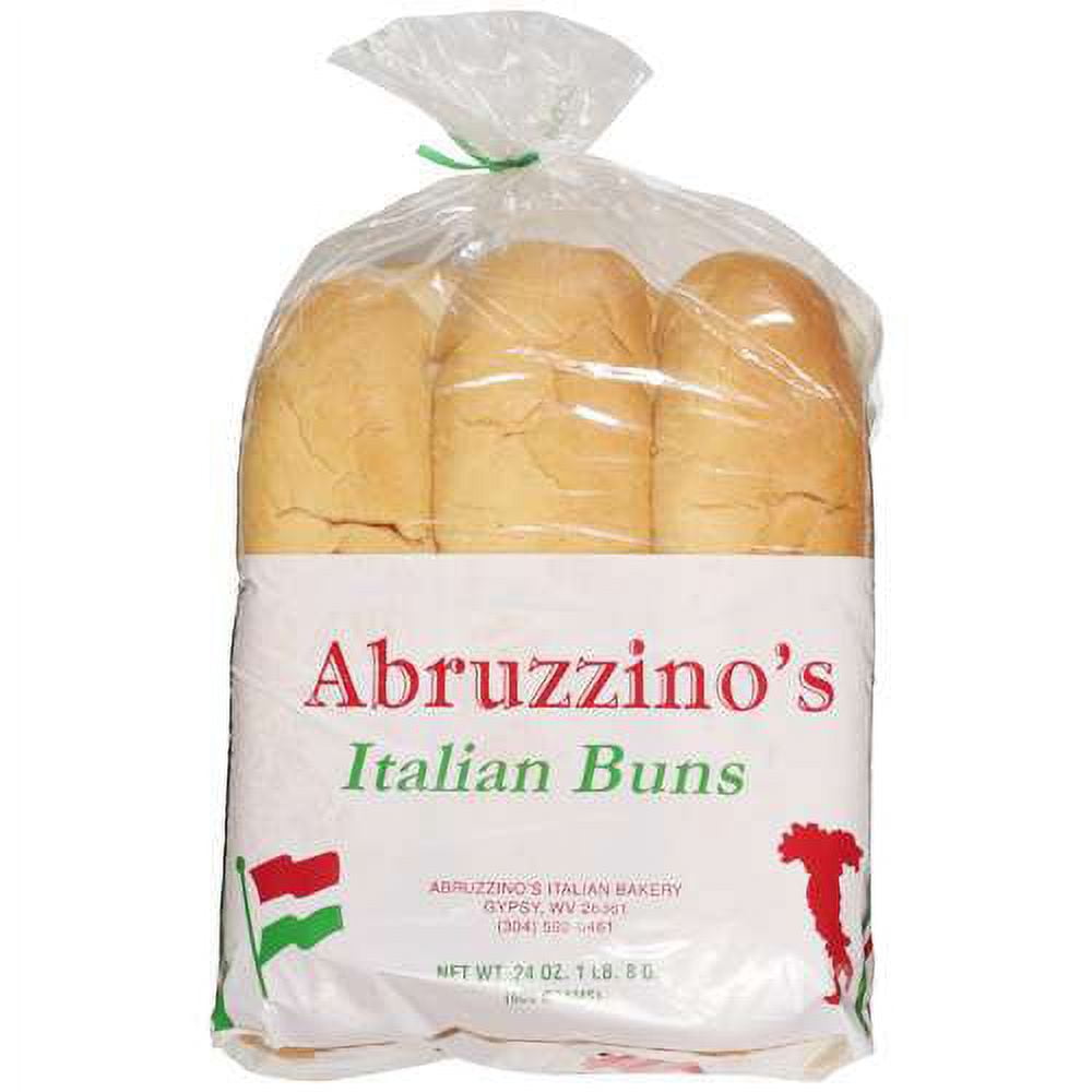 Abruzzino's Italian Hoagie Buns, 6 ct, 24 oz