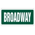 thumbnail image 1 of SignMission Broadway A-24-SS- 24 Po Broadway Aluminium Rue Signe - New York Nyc Nouveau Spectacle, 1 of 1