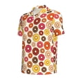 thumbnail image 2 of Rocae Donut for Men's Short Sleeve Polo Shirt, Quick Drying Performance Moisture Wicking Sports Men's Golf Shirt, 2 of 9