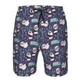 thumbnail image 4 of Kdxio Bamboo Panda Pattern Mens Casual Shorts - Drawstring Summer Beach Sports Shorts for Men, 4 of 9