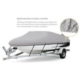 thumbnail image 3 of "Seamander 600D Heavy Duty Waterproof Boat Cover, Fits 20'-22'L x 100""W V-Hull Fishing Ski Boat, Gray", 3 of 5