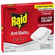 Raid Ant Baits III, Indoor Ant Insect Killer Traps, 8 Count