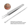 thumbnail image 1 of Kit d'Extraction, Outil de Retrait de Points Noirs, Ensemble d'Outils de Retrait de Boutons, Extracteurs de Boutons à Double Extrémité en Acier Inoxydable Facile à Utiliser Durable avec Étui de Rangement, 1 of 8