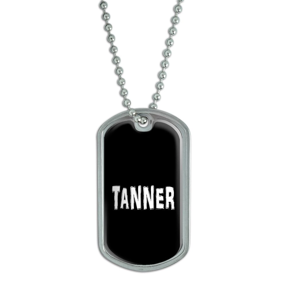 Ball Chain Dog Tag Necklace - 4 and 24 Inches Long - 2.4mm Bead Size -  Matching Connector - Adjustable Metal Bead Chain - Multiple Pack Sizes -  Black or Silver 