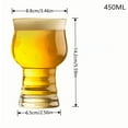 thumbnail image 2 of Grand Ensemble de Chopes à Bière en Verre pour Bar et Fête, Gobelet de Pub Durable et Robuste avec Design Classique, Idéal pour les Amateurs de Bière et les Réceptions, 2 of 5