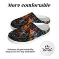 thumbnail image 6 of Lsque Colorful Graffiti Abstract Eye Pattern Womens Comfort Cotton on Scuff With Memory Foam and Anti-skid Sole Slipper-37/38, 6 of 7