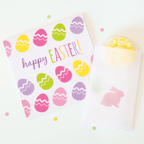 Cute Easter Paper Luncheon Napkins, 6.5in, 16ct