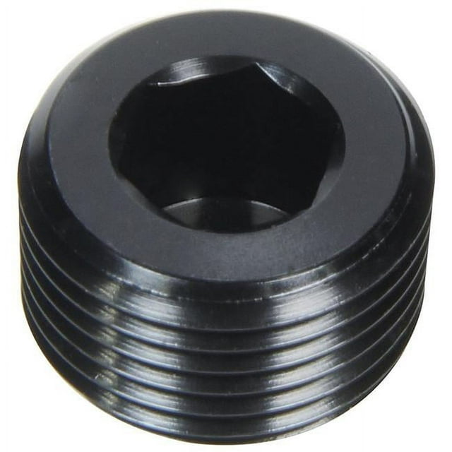 Allstar Performance ALL49803 0.375 in. NPT Prise de Tête Allen&44; Noir