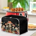 thumbnail image 3 of Wood Sunflower Print Toaster Cover Appliance 2 Slice, Bread Toaster Cover Bakeware Protector, Dust and Fingerprint Protection, 3 of 14