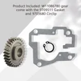 thumbnail image 3 of Premium Replacement Gear Parts with Gasket & Circlip for KitchenAid Mixers, 3 of 5