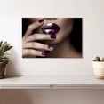 thumbnail image 2 of Elephant Stock High Fashion Nails Wall Art - Horizontal Canvas Wall Art - Living Room Wall Decor - Fashion And Beauty Canvas - Black And Brown Decor - 12" x 8", 2 of 8