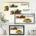 thumbnail image 4 of Designart 'Red Berries and Banana' Farmhouse Framed Art Print, 4 of 4