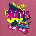 thumbnail image 2 of Totally 80's Forever Vintage Mens Long Sleeve Shirt, Vintage Heather Red, Small, 2 of 5
