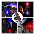 thumbnail image 4 of 2pz Luces Usb Recargable Led Estrobo Para Bicicleta 5 Modos Lab.G, Negro, 4 of 5