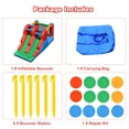 thumbnail image 4 of Topbuy 3-in-1 Inflatable Double Slide Bounce House Jumping Castle Indoor&Outdoor Bouncy Castle without Blower, 4 of 9