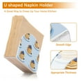 thumbnail image 5 of Yayeee Napkin Holder for Table Set of 2 Kitchen Paper Tissue Organization, Blueberry Pancake Pattern, 5 of 8