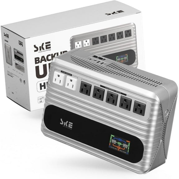SKE UPS 850VA/480W Battery Backup & Surge Protector for Conmputer Orion HL850