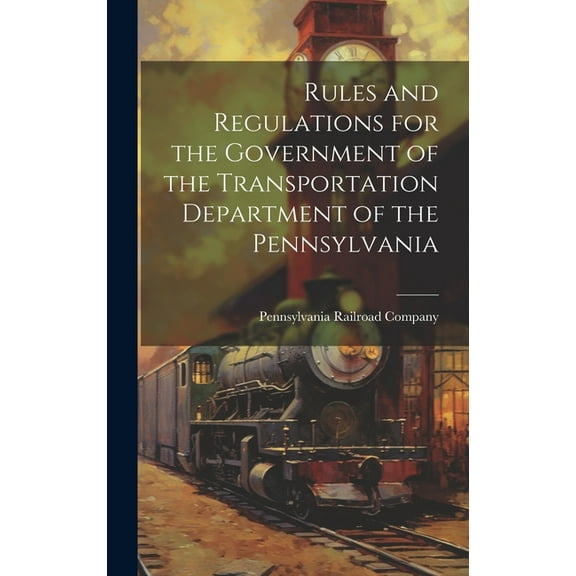 Rules and Regulations for the Government of the Transportation Department of the Pennsylvania (Hardcover)