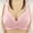 Pink, variant on TAIAOJING Women's Plus Size Full Coverage Front Closure Bra Fashion Lace Front Buckle Underwear Without Rims Vest Lace E Bra Brassiere