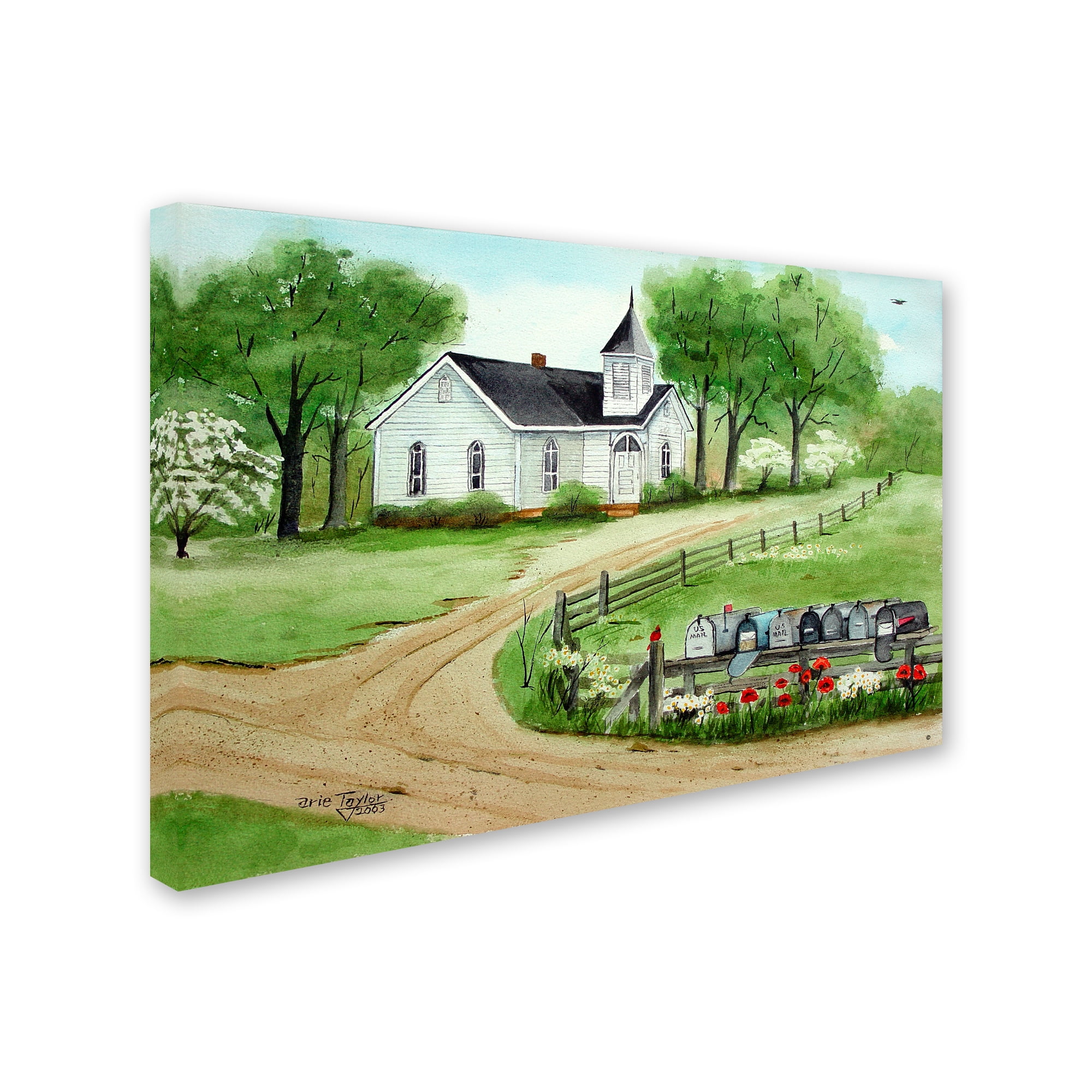 Trademark Fine Art 'Plateau Methodist 2' Canvas Art by Arie Reinhardt Taylor