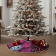 thumbnail image 4 of Fotbe ink Donkey Pop Art Pattern Christmas Tree Skirt, Tree Skirts Plush Christmas Decorations, Christmas Tree Skirts Xmas Decorations Holiday Party Decor-30", 4 of 6