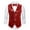 Red, variant on Men's Sequins Vest Slim Fit 3-Button Christmas Party Vest Shiny Dress Waistcoat for Wedding 80s 90s Prom Outfits (XL, Silver 03)