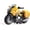 Yellow, variant on BTEPSGA Police Motorcycle Toy - Pull Back Toy Motorcycle with Sound and Light Toy,Toy Motorcycles,Yellow