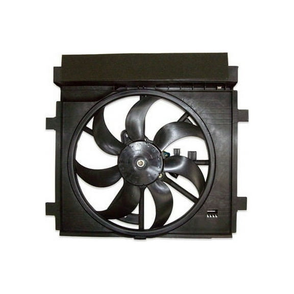 Radiator Fan Assembly - Compatible with 2013 - 2019 Nissan Sentra 2014 2015 2016 2017 2018