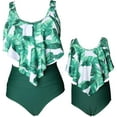 thumbnail image 1 of Traje de baño para niñas Conjunto de bikini de dos piezas Ruffle Falbala Trajes de baño Trajes de baño Adepaton  WMZL-956-7, 1 of 8