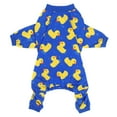 thumbnail image 5 of HDE Dog Pajamas One Piece Jumpsuit Lightweight Dog PJs Shirt for S-3XL Dogs Ducks Blue XXL, 5 of 7