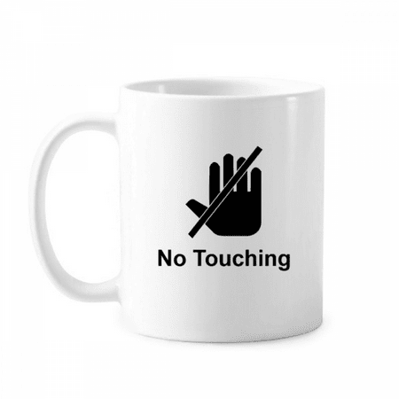 

Warning Symbol Cartoon Pattern Mug Pottery Cerac Coffee Porcelain Cup Tableware