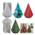 thumbnail image 2 of lanema Diamond Shaped Silicone Molds DIY Epoxy Resin Molds Table Ornament Decoration Mould Plaster Making Tool Easy to Clean, 2 of 9