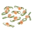 thumbnail image 4 of 10 Uds. De adornos de lazo de flores rosas de tela de fieltro para álbum de recortes de fiesta naranja Sunnimix 10x flores de fieltro rosa, 4 of 8