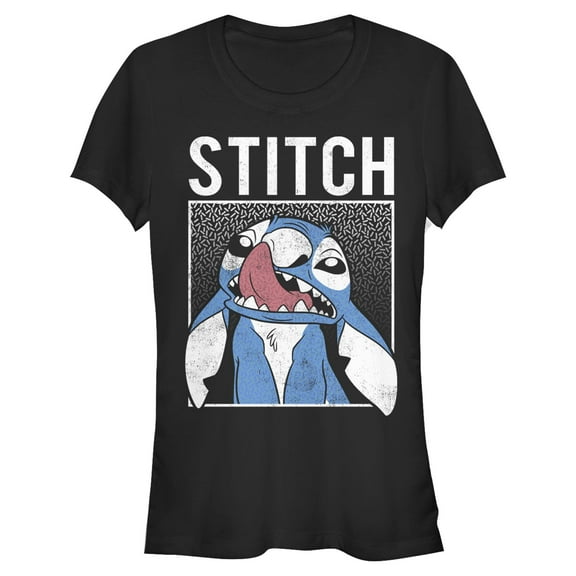 Juniors Lilo & Stitch Distressed Nose Picker T Shirt