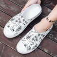 thumbnail image 5 of Mens House Slippers Arch Support Comfortable Slip On Clogs Breathable Casual Daily Wear Indoor Outdoor Walking with Elastic Open Toe Men Shoes, 5 of 8