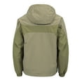 thumbnail image 4 of Dagegui Veste à Capuche Rayée pour Homme Légère à Manches Longues Coupe-Vent Tenue de Plein Air Randonnée Voyage Manteau avec Poche Vert Armée m, 4 of 6