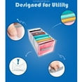 thumbnail image 3 of Gemdeck Clothes Drawer Organizers Mesh Drawer Divider with Handle, 12 Grids, 3 of 6