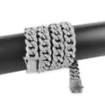 thumbnail image 6 of Gold Silver Stainless Steel Cuban Curb Chain Men Women Necklace Bracelet 12MM, 6 of 6