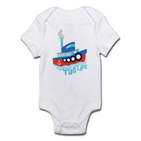 

CafePress - Tug Life Tugboat Infant Bodysuit - Baby Light Bodysuit