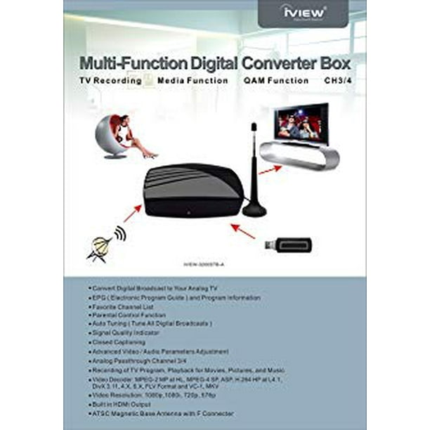 Naxa Digital Television Converter Box - Walmart.com - Walmart.com