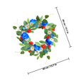 thumbnail image 2 of unbranded Guirnalda Floral Artificial Verde Para De Puerta Con Detalles Realistas Y Duraderos, 2 of 8