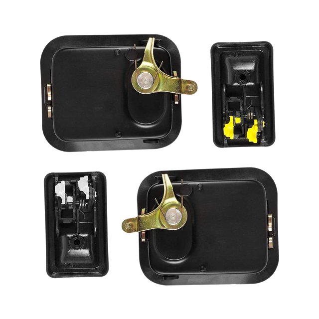 Juego de manijas de puerta Delantero LH Rh Reemplazo de piezas de repuesto Conjunto exterior exterior automotriz profesional de alto rendimiento apto Macarena Manijas de puerta