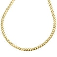 thumbnail image 3 of 10K Yellow Gold 2.90mm Super Solid Miami Cuban Link Chain Necklace 16 Inches, 3 of 7