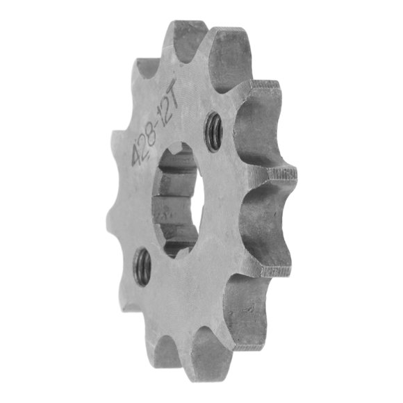 LIFKOME 1Pcs Silver Iron Motorcycle Front Sprocket for Off Road Motorcycle .1x2.1x0.3in