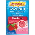 thumbnail image 2 of Emergen-C Immune+ 1000mg Vitamin C Powder, with Vitamin D, Zinc, Antioxidants and Electrolytes, Immune Support Dietary Supplement, Super Orange and Raspberry Flavors - 70 Count, 2 of 10