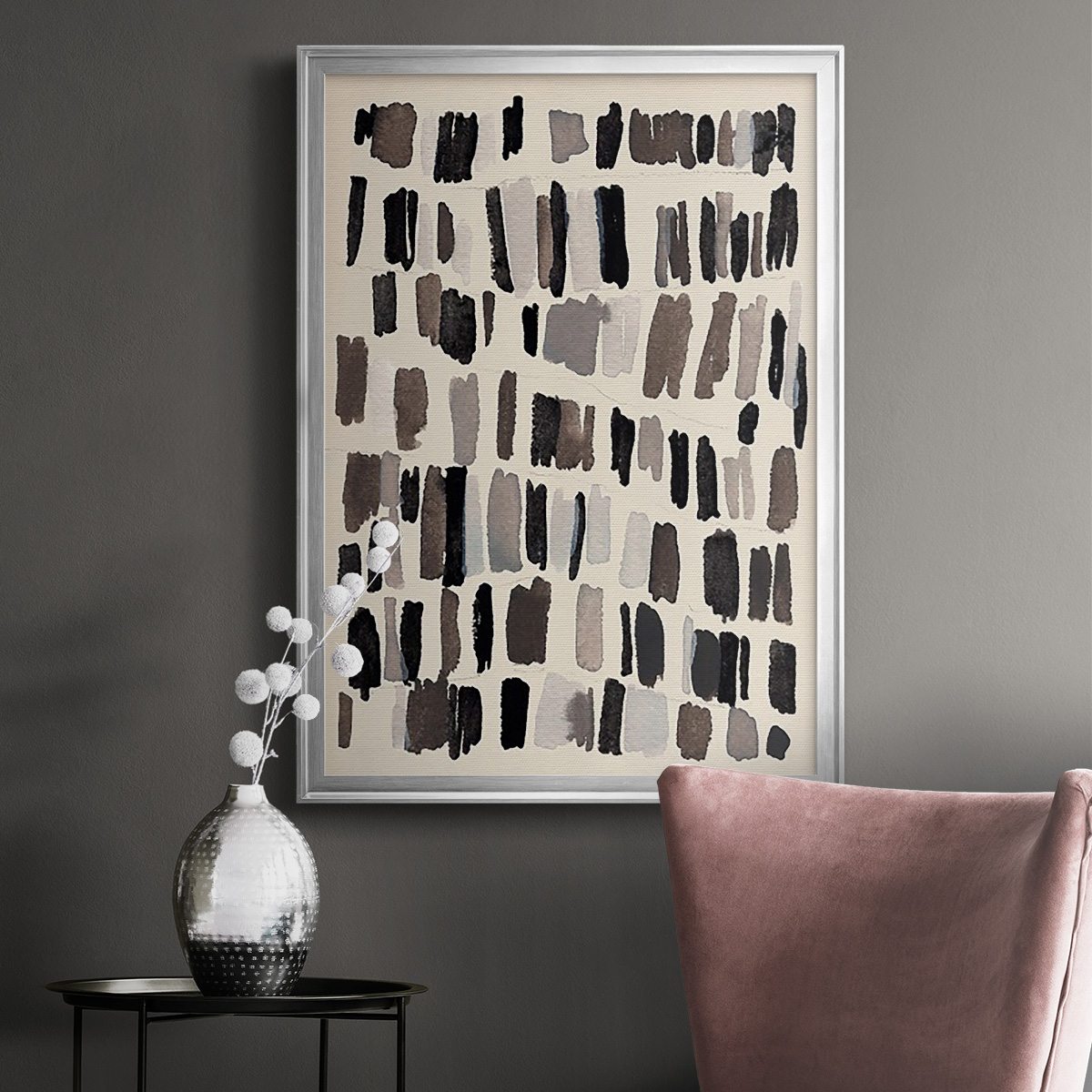 Chalk and Flint III Premium Framed Print, in Gold, Black, or Silver - Ready to Hang